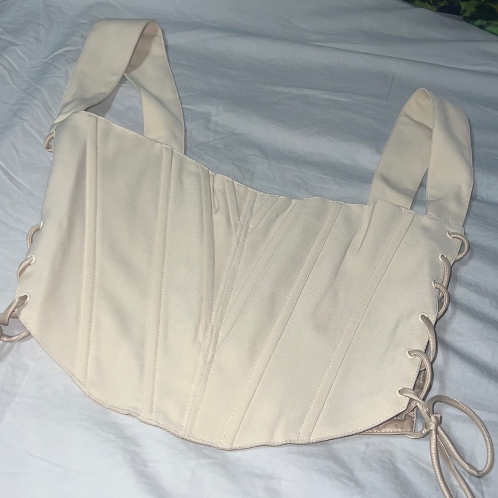 Lace-up Corset Top